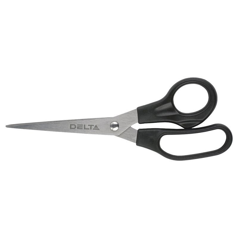 Ножиці 18 см чорні (10 шт/уп) D6211 Delta by Axent