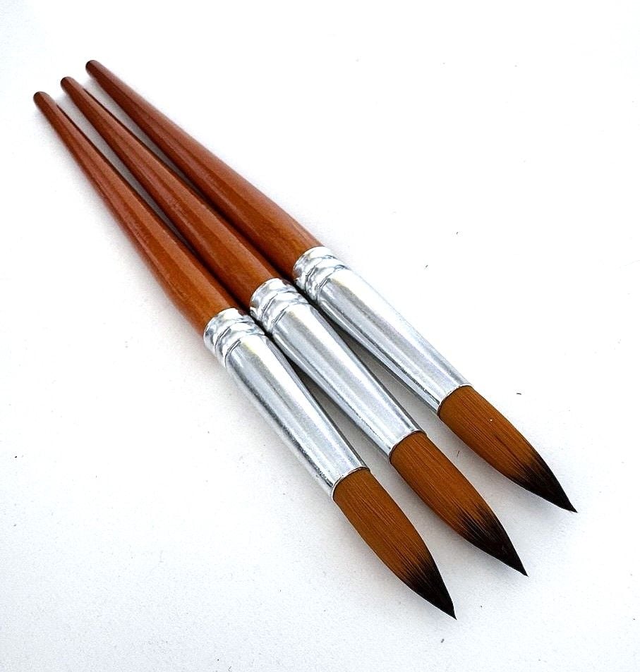 Пензлики №8 круглі нейлон CHNR-2208 NeoLine