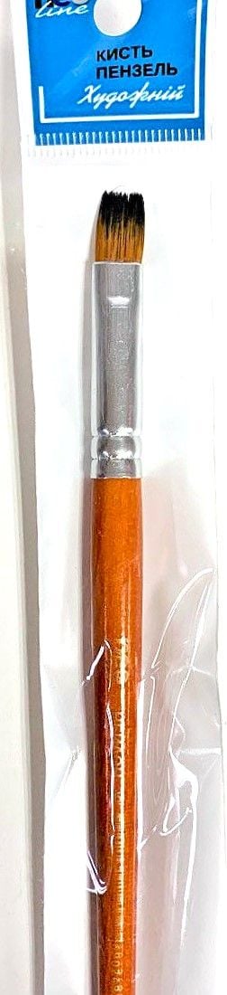 Пензлики нейлон пласкі №6 (25 шт/уп) CHNR-2306 NeoLine