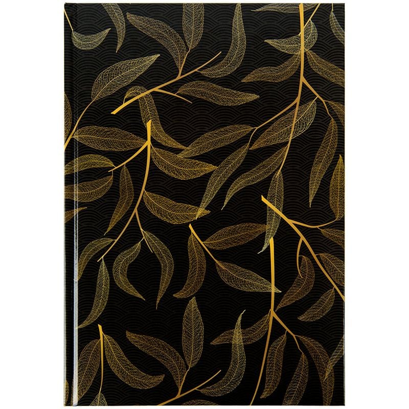 Блокнот Книга А4 А4 Waves 96арк, клітинка, чорний 8422-561 Axent