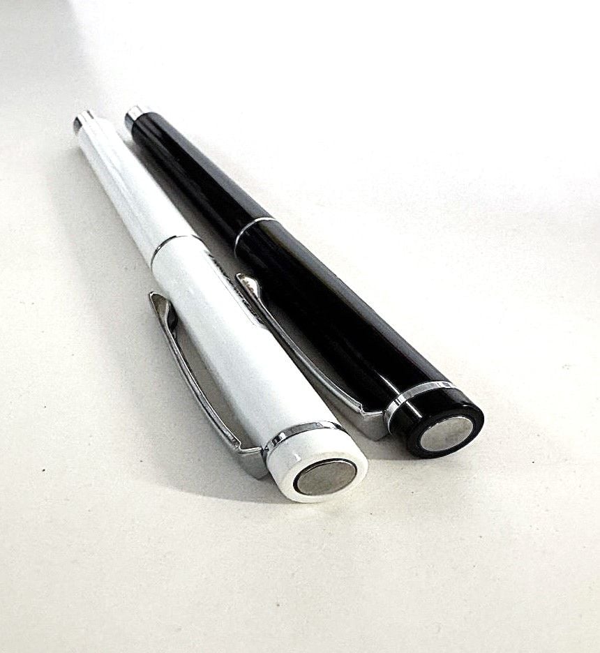 Ручка гелева 0,5 мм металевий корпус синя (12 шт/уп) AH-8723 AIHAO