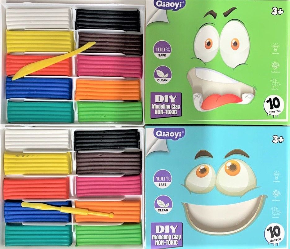 Пластилін 10 кол Qiaoyi (72) 1123 НЕМА ІНФОРМАЦІЇ