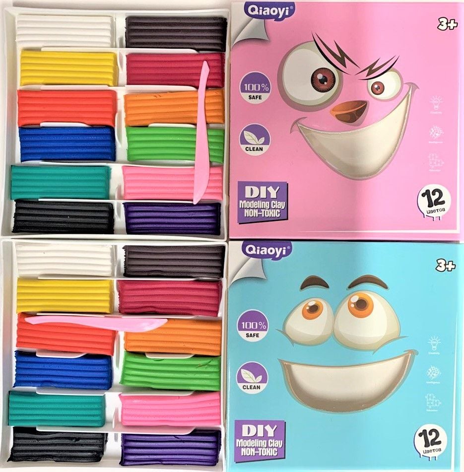 Пластилін 12 кол Qiaoyi 1125 НЕМА ІНФОРМАЦІЇ