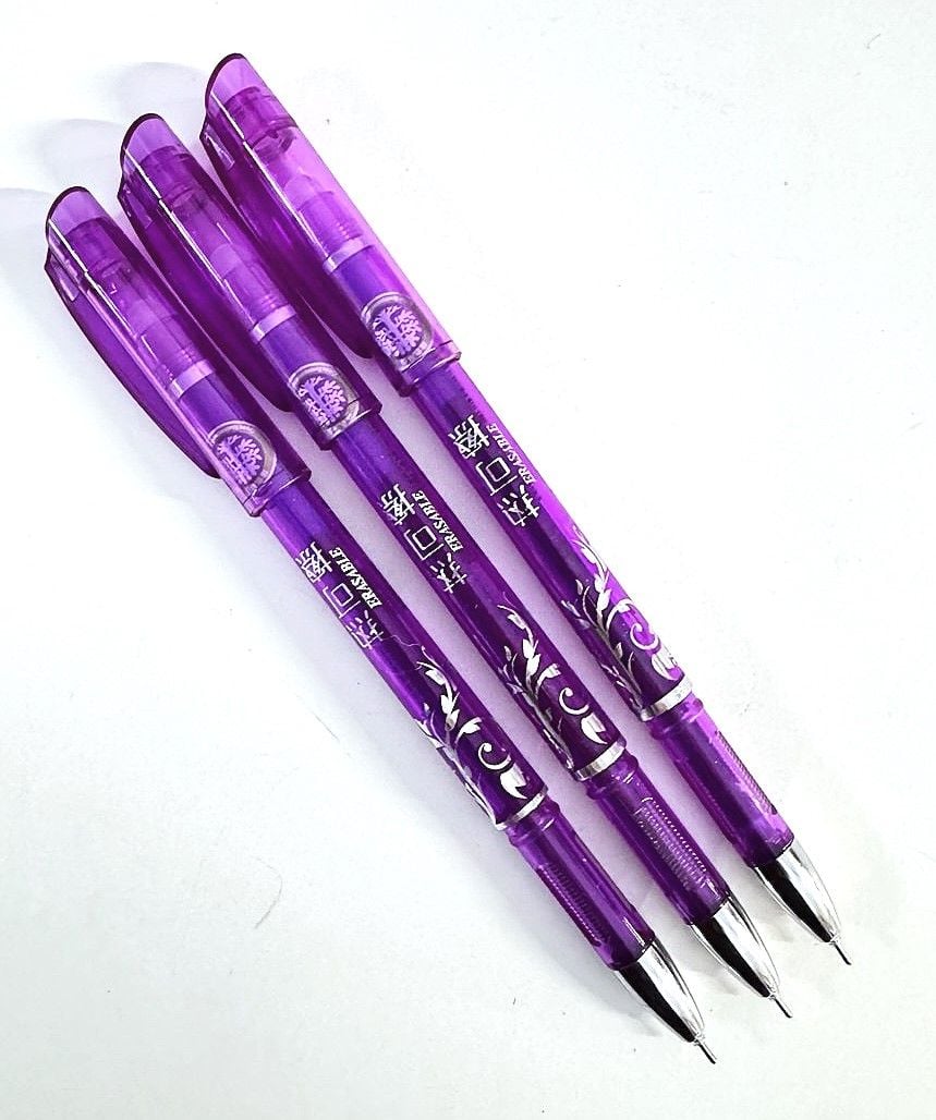 Ручка пиши/стирай синя, чорна, фіолет (12 шт/уп) K 906 Імпорт