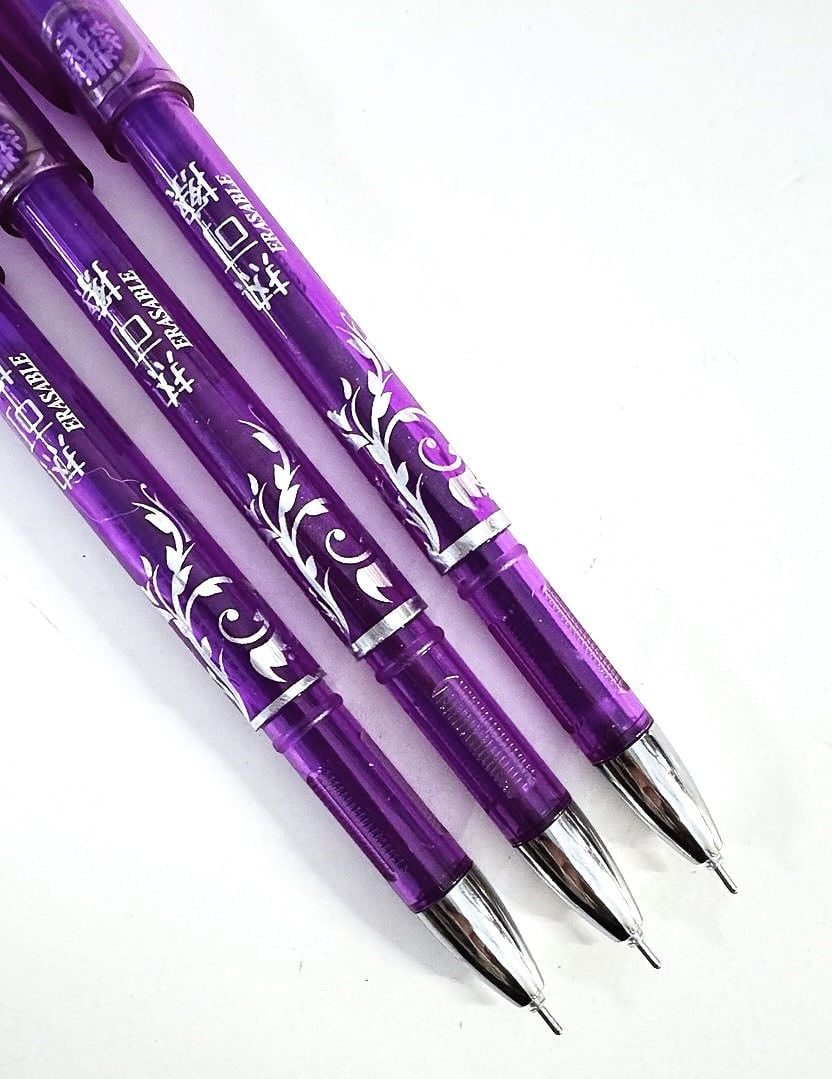 Ручка пиши/стирай синя, чорна, фіолет (12 шт/уп) K 906 Імпорт