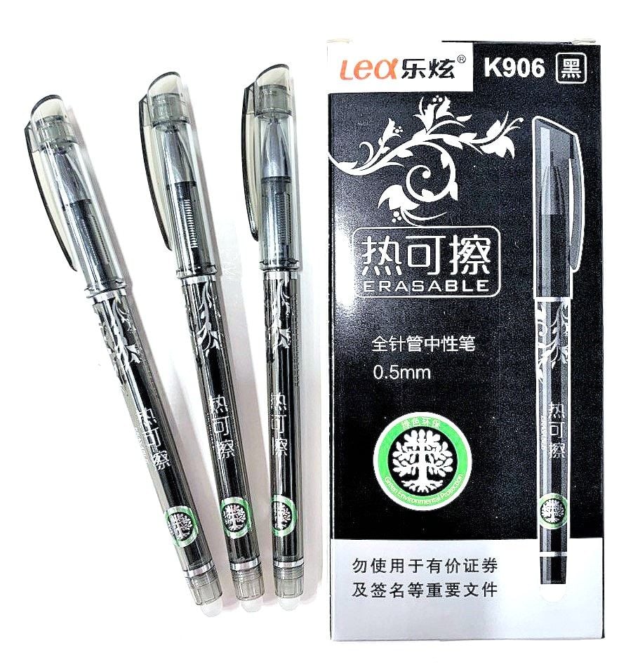 Ручка пиши/стирай синя, чорна, фіолет (12 шт/уп) K 906 Імпорт