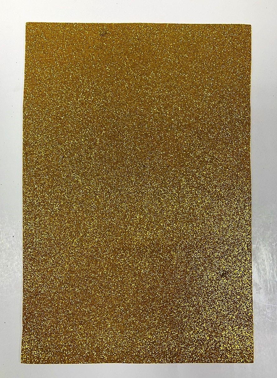 Фоамиран А4 10арк з блистками один колір KK-1504