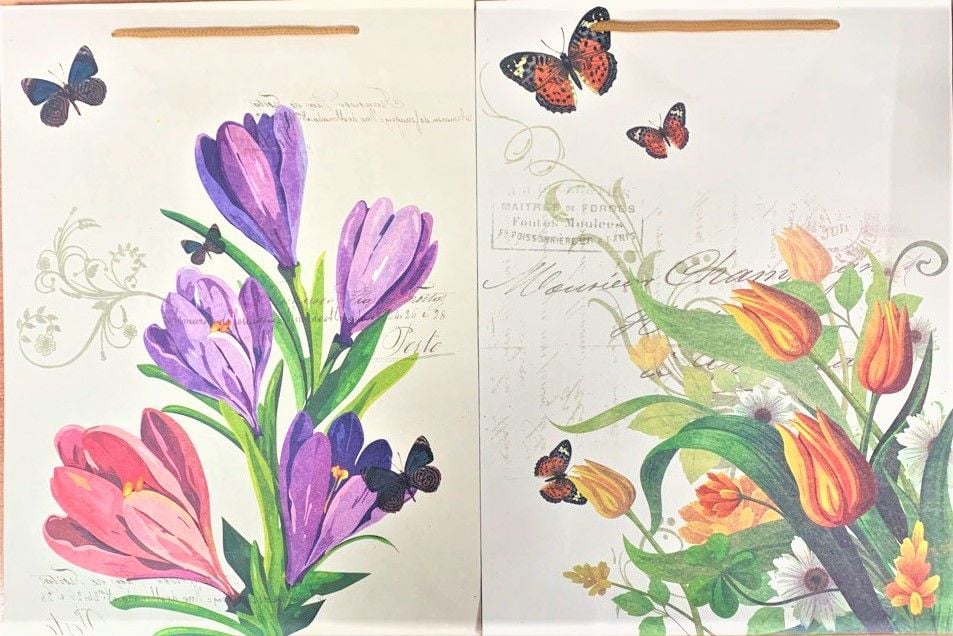 Пакет подарунковий 37*28*10 см крафт (12 шт/уп) ST-9595 SULTANI