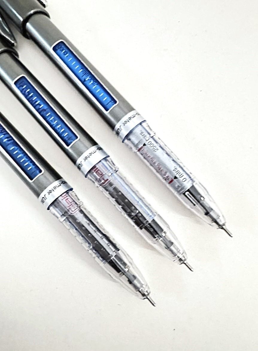 Ручка кулькова кулькова 12,5 км Writo-meter синя та чорна (12 шт/уп) 12500 Flair