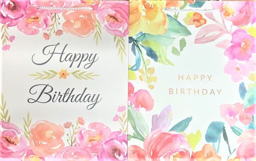 Пакет подарунковий 260*127*324 Colorful Flowers (12 шт/уп) D-20-133 Малеваро