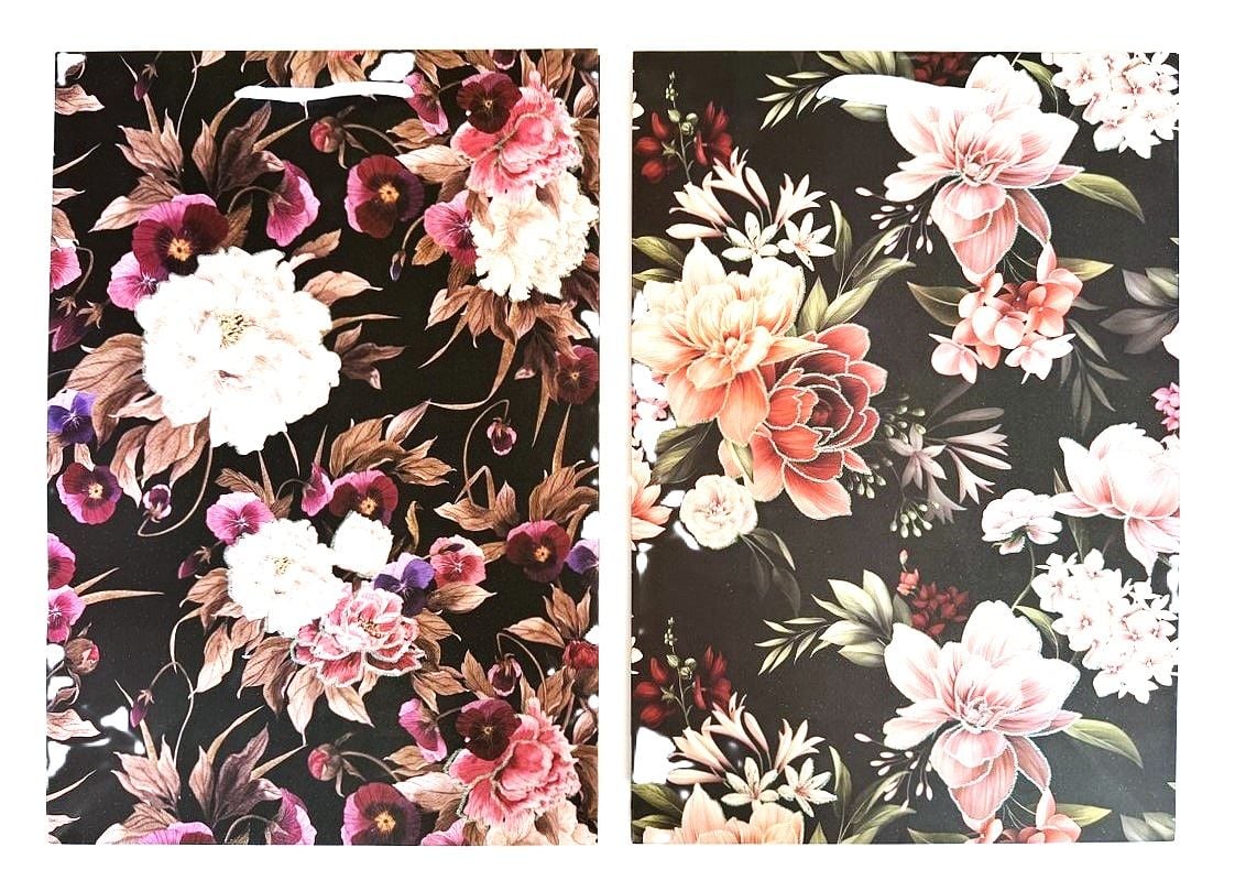 Пакет подарунковий 33*12,7*47,7 Jumbo Flores (12 шт/уп) 760240ML Малеваро