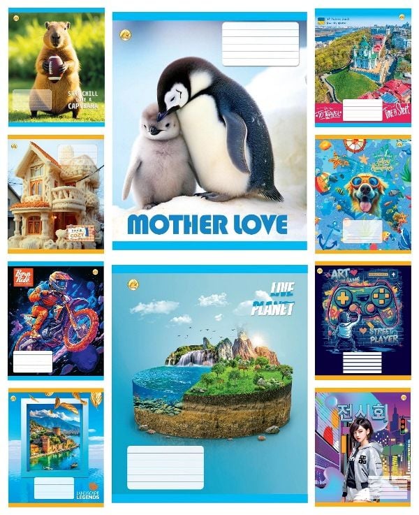 Зошит 18 арк = лінія (20 шт/уп) ТА 52201 Тетрада