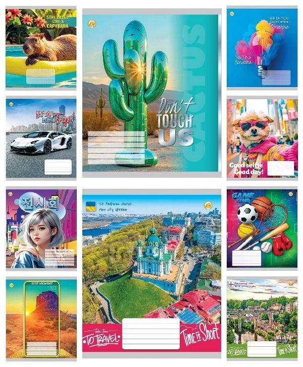 Зошит 18 арк # клітинка (20 шт/уп) ТА 51201 Тетрада