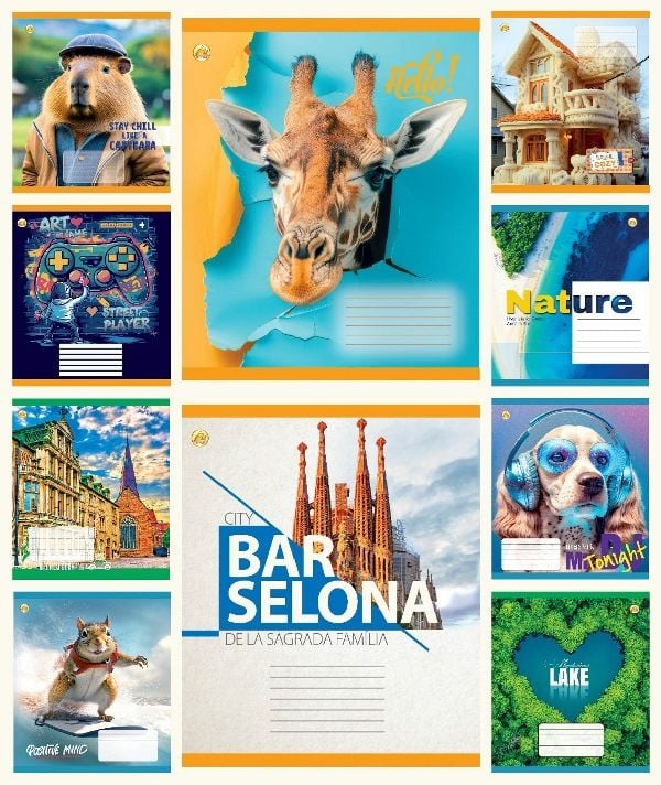 Зошит 24 арк # клітинка (20 шт/уп) ТА 51302 Тетрада