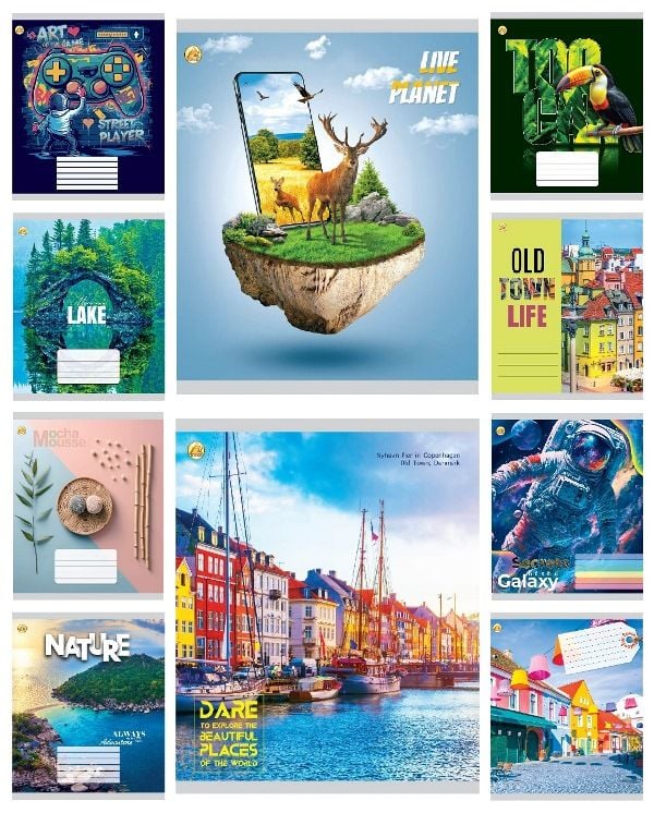 Зошит 48 арк # клітинка (10 шт/уп) ТЕ 12333 Тетрада