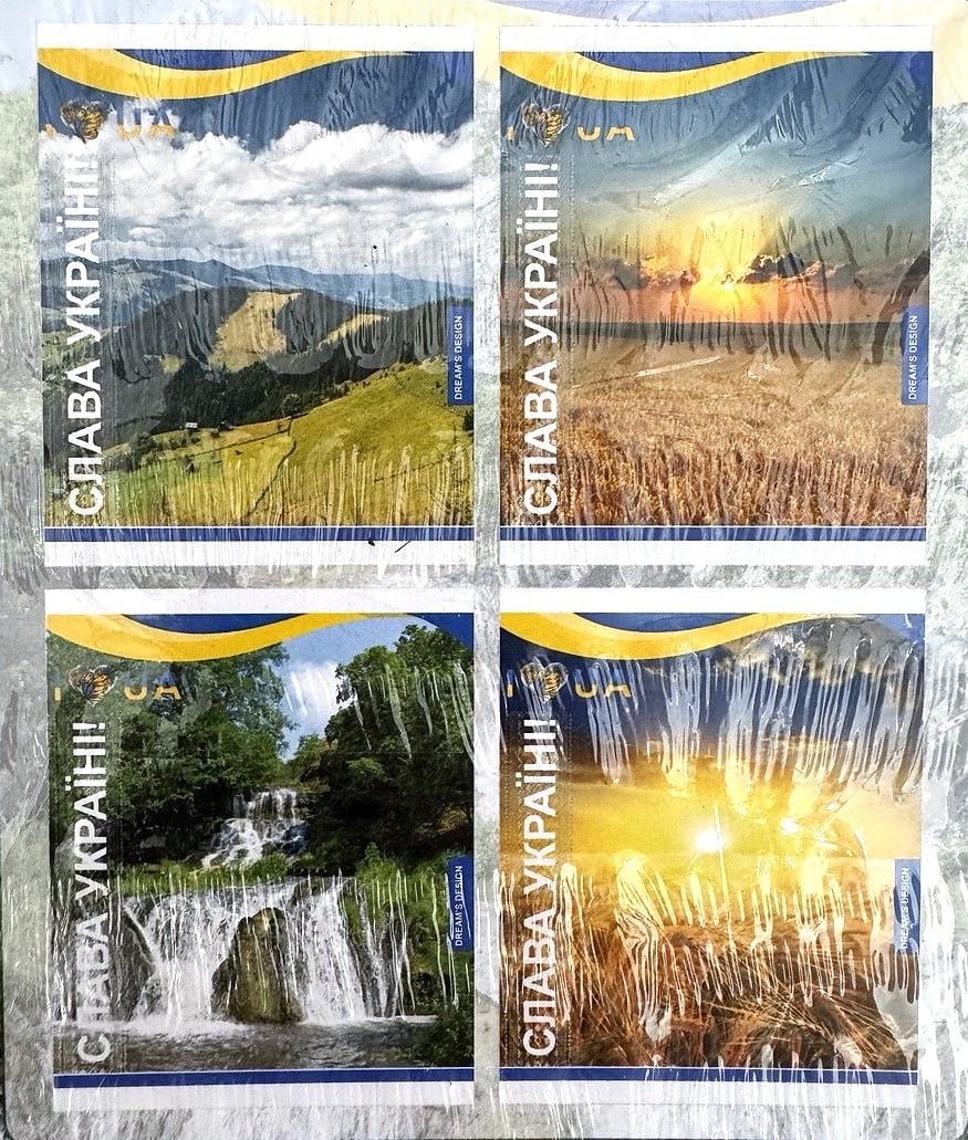 Зошит 60 арк = лінія (12 шт/уп) Мрії збуваються