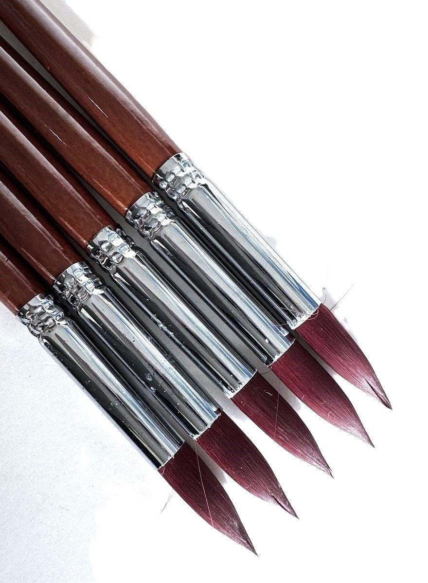 Пензлики художні круглі №9 нейлон (12 шт/уп) RA-9127-9 Royal-Art