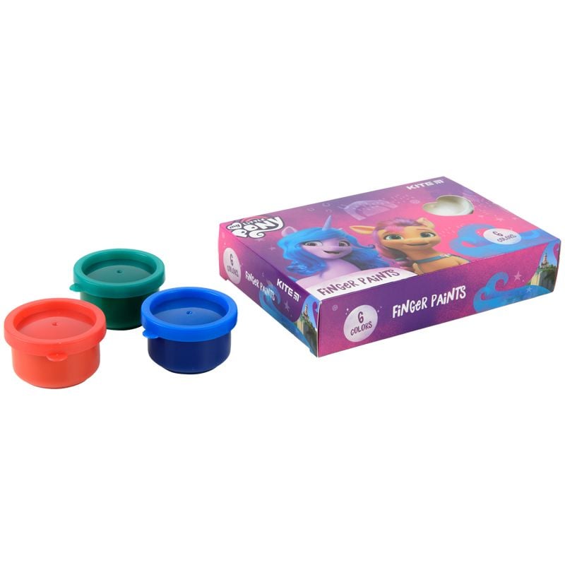 Фарби пальчикові 6 кол 35 мл Little Pony LP22-064 Kite