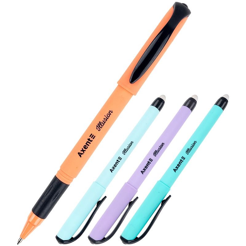 Ручка пиши/стирай гелева Illusion 0,5мм синя (24 шт/уп) AG1094-02 Axent