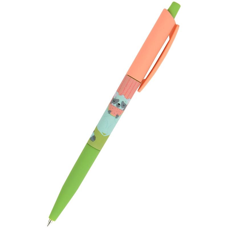 Ручка кулькова автомат Racoon синя (24 шт/уп) AB1090-29 Axent