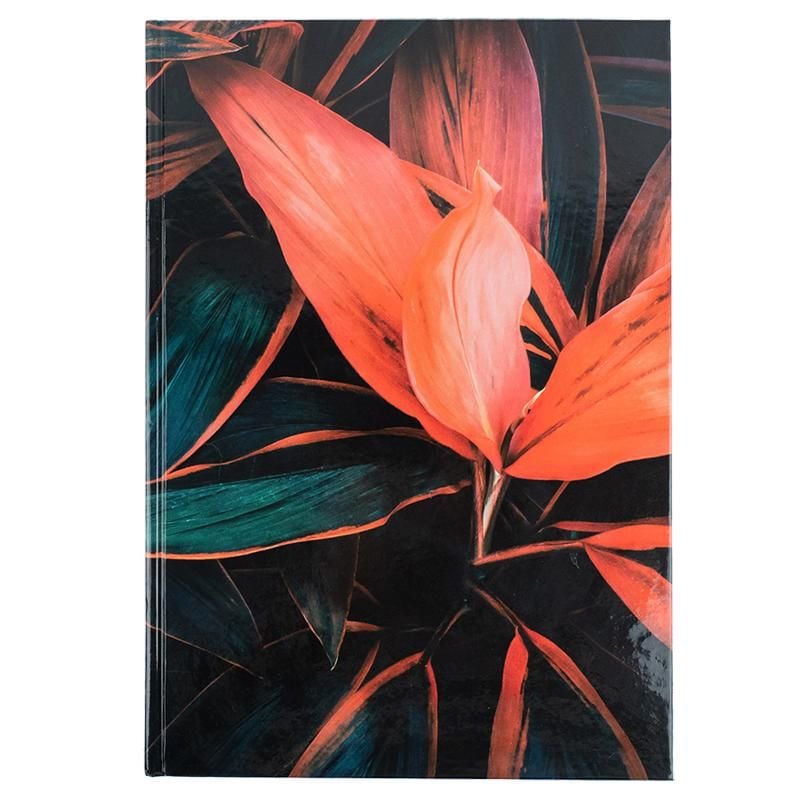 Блокнот Книга А4 Flora 192арк, клітинка, помаранчева 8423-28 Axent