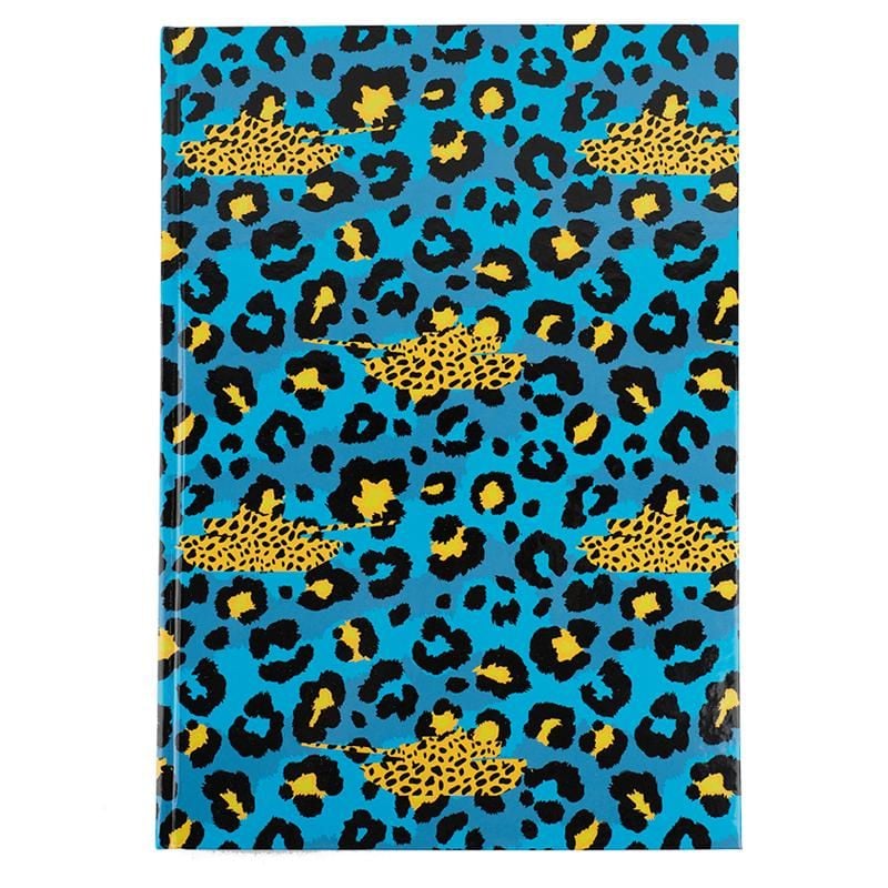 Блокнот Книга А4 Leopard 96арк, клітинка, блакитна 8422-554 Axent