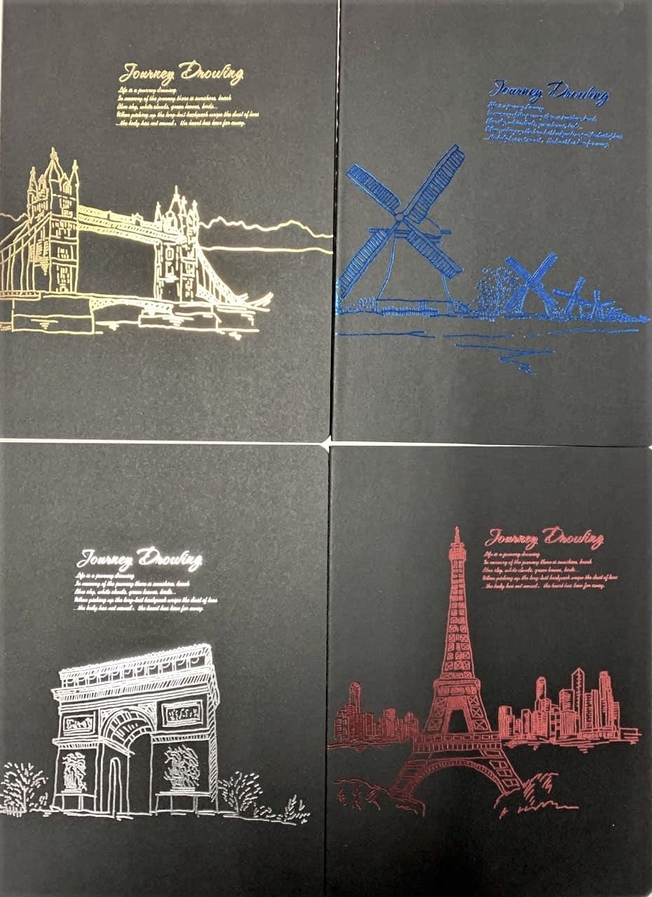 Блокнот А4 з чорними сторінками 28 арк HBZ-002 AIHAO