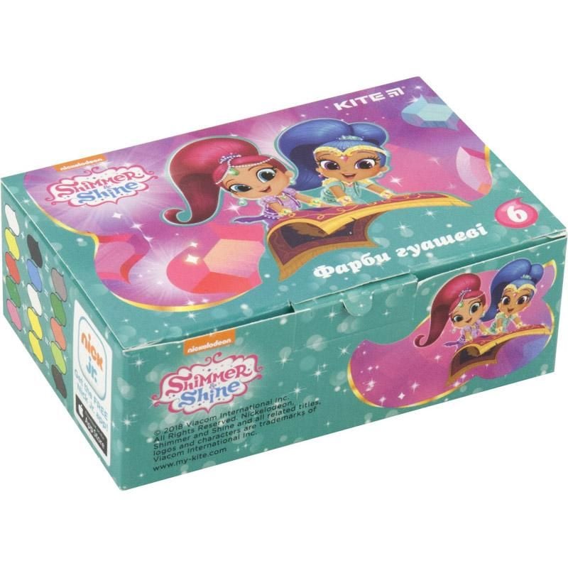 Фарби Гуаш 6 кол 20 мл Shimmer&Shine SH18-062 Kite