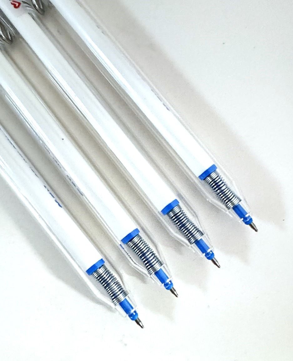 Ручка гелева автомат швидкосохнуча з металевим кліпом 0,5 мм синя (12 шт/уп) GP2691 AIHAO