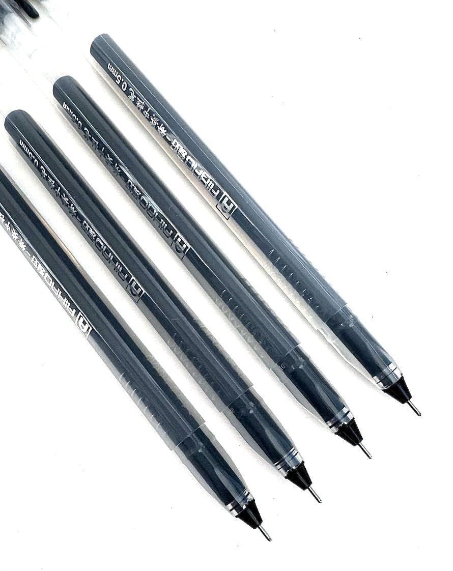 Ручка гелева 0,5 мм трикутна цільноналивна чорна (60 шт/уп) AH-47930 AIHAO