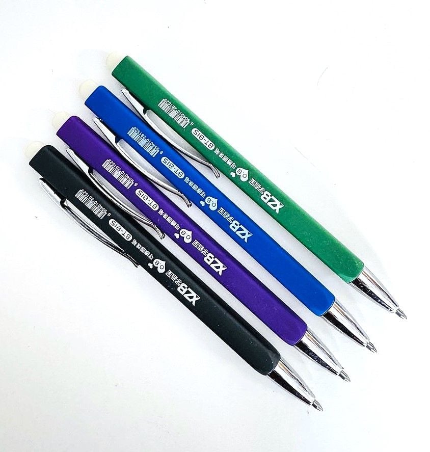 Ручка пиши/стирай кулькова автомат 0,8 мм синя (40 шт/уп) BT-815