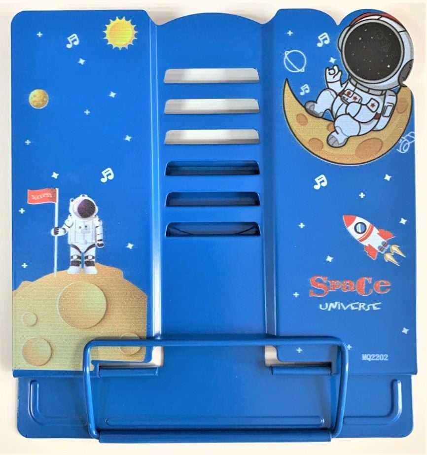 Органайзер підставка для книг металева Космонавт MQ-2202