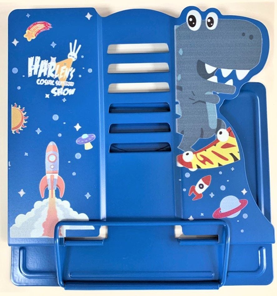 Органайзер підставка для книг металева Динозавр MQ-2203