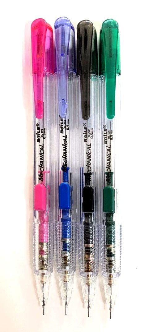 Олівець механічний прозорий пластиковий корпус 0,5 мм (36 шт/уп) BL-506 BAILE