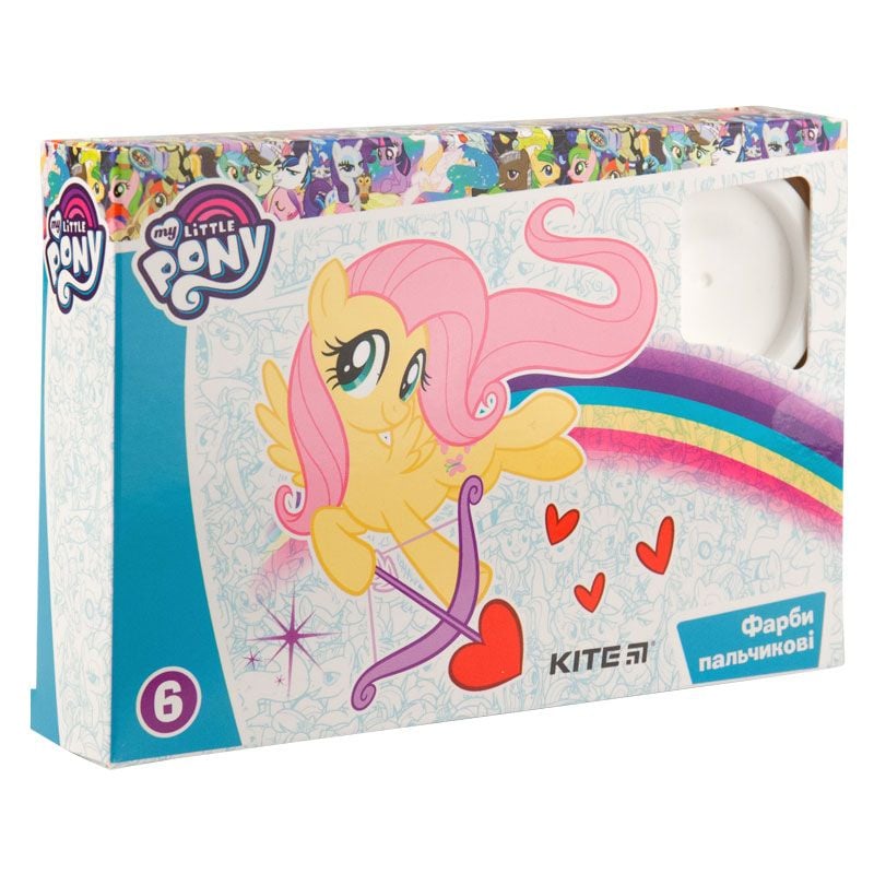 Фарби пальчикові 6 кол 35 мл Little Pony LP19-064 Kite