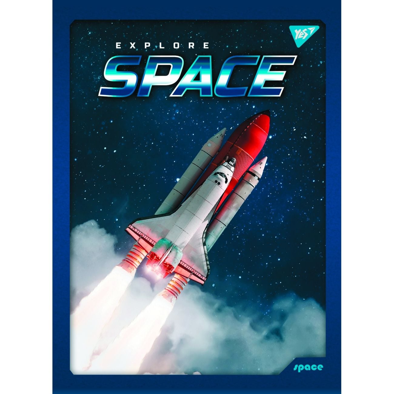 Блокнот Книга А4 48 арк клітинка Space (3шт) 681931 YES!