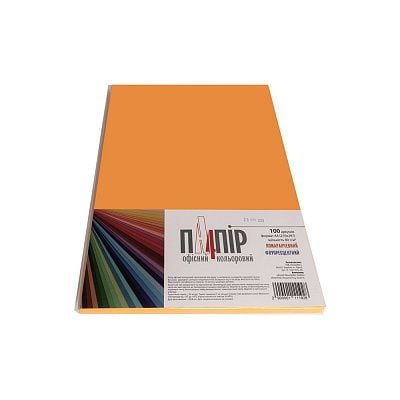 Папір принтерний А4 100 арк 80 г/м Neon Orange A4/80-NEO OR IQ