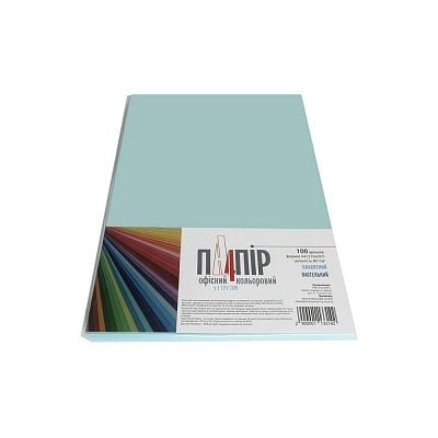 Папір принтерний А4 100 арк 80 г/м PASTEL OBL70 Блакитний лід A4/80-OBL70 IQ