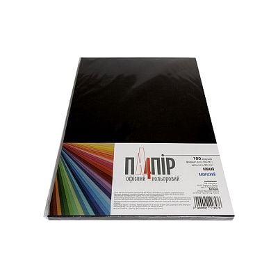 Папір принтерний А4 IQ Color INTENSE B100 чорний A4/80-B100 IQ