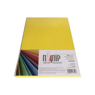 Папір принтерний А4 IQ Color INTENSE IG50 світло-жовтий A4/80-IG50 IQ