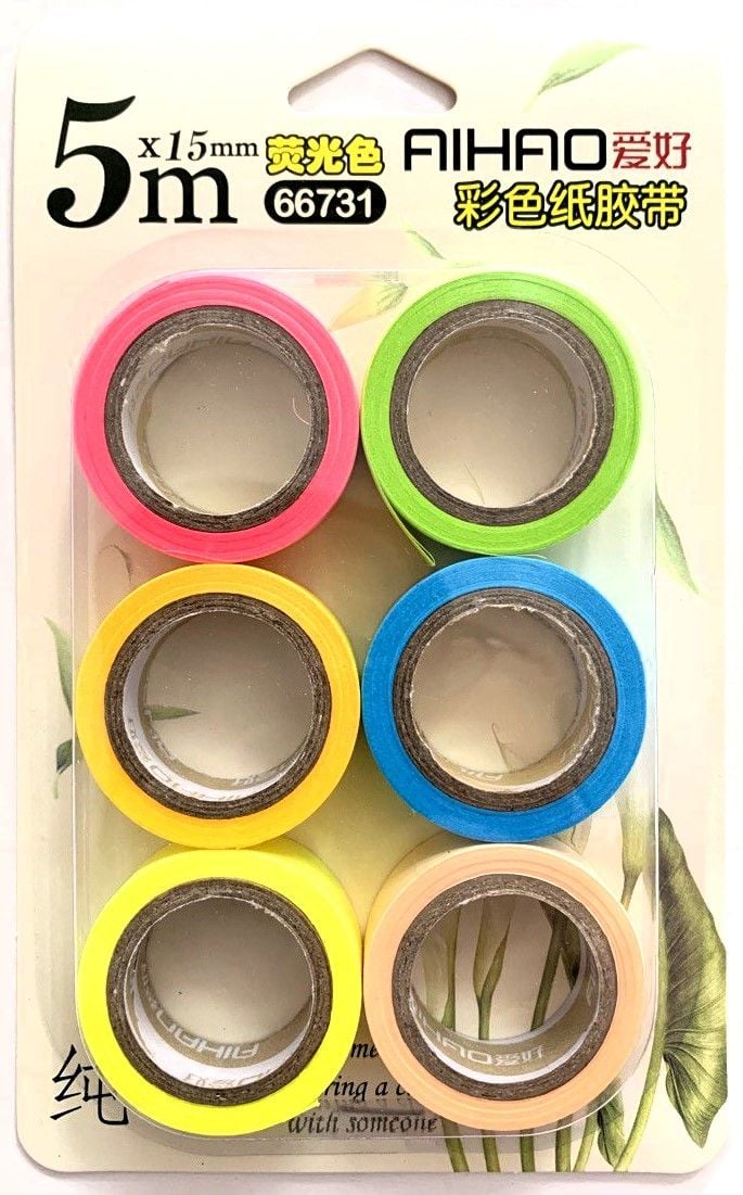 Стрічка декоративна 6 шт/планшет 5 м AH-66731 AIHAO
