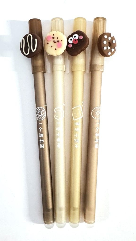 Ручка пиши/стирай Вкусняшки-донат синя (24 шт/уп) HZ-1716 HANZHEN