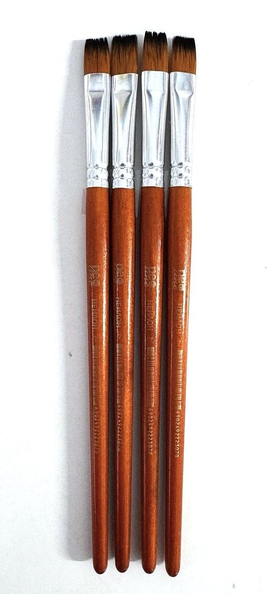 Пензлики №7 нейлон пласкі CHNS-2307 NeoLine