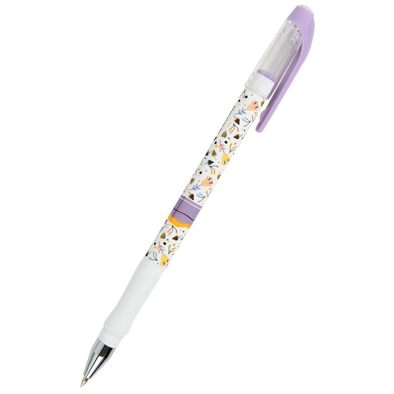 Ручка кулькова Flowers синя (24 шт/уп) AB1049-39 Axent