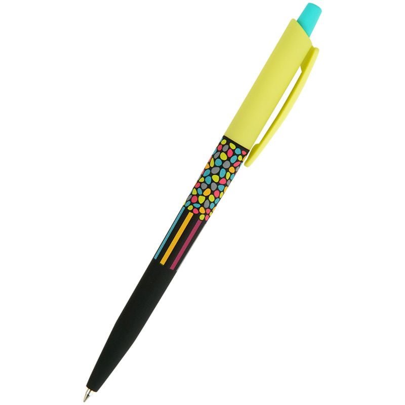 Ручка кулькова автомат Neon mosaic синя (24 шт/уп) AB1090-26 Axent