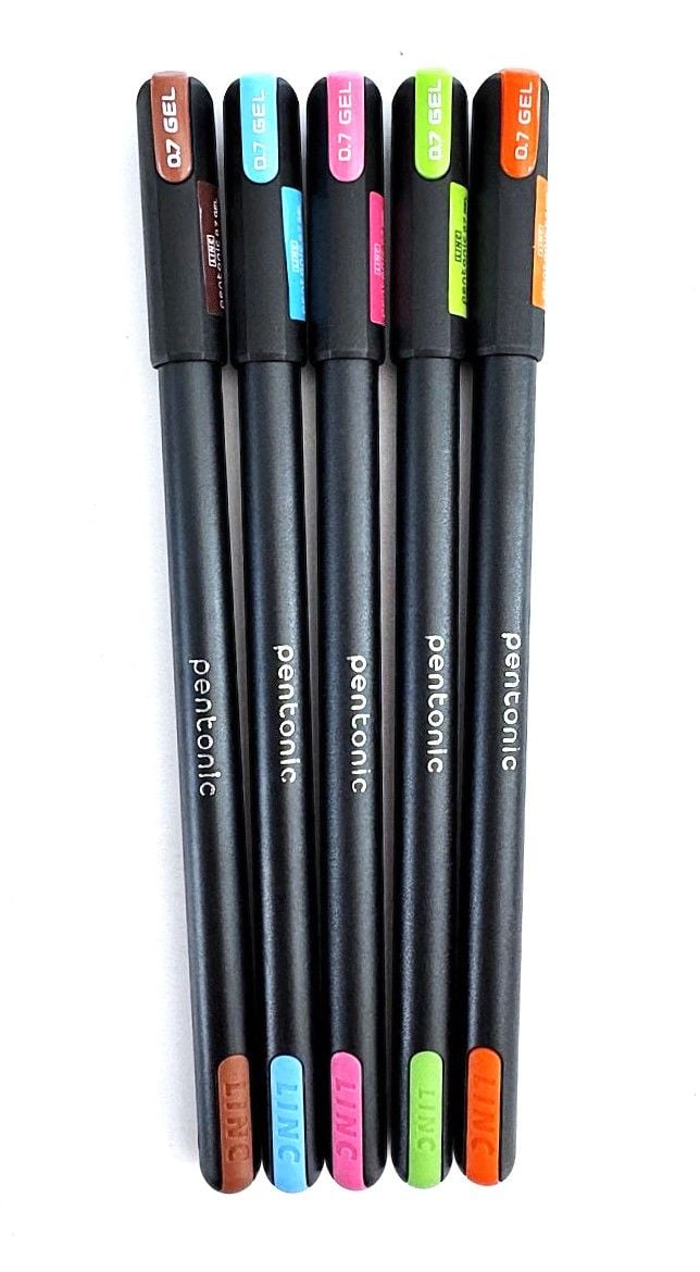 Ручка гелева 0,7 мм Pentonic блакитна (12 шт/уп) 420419 LINC