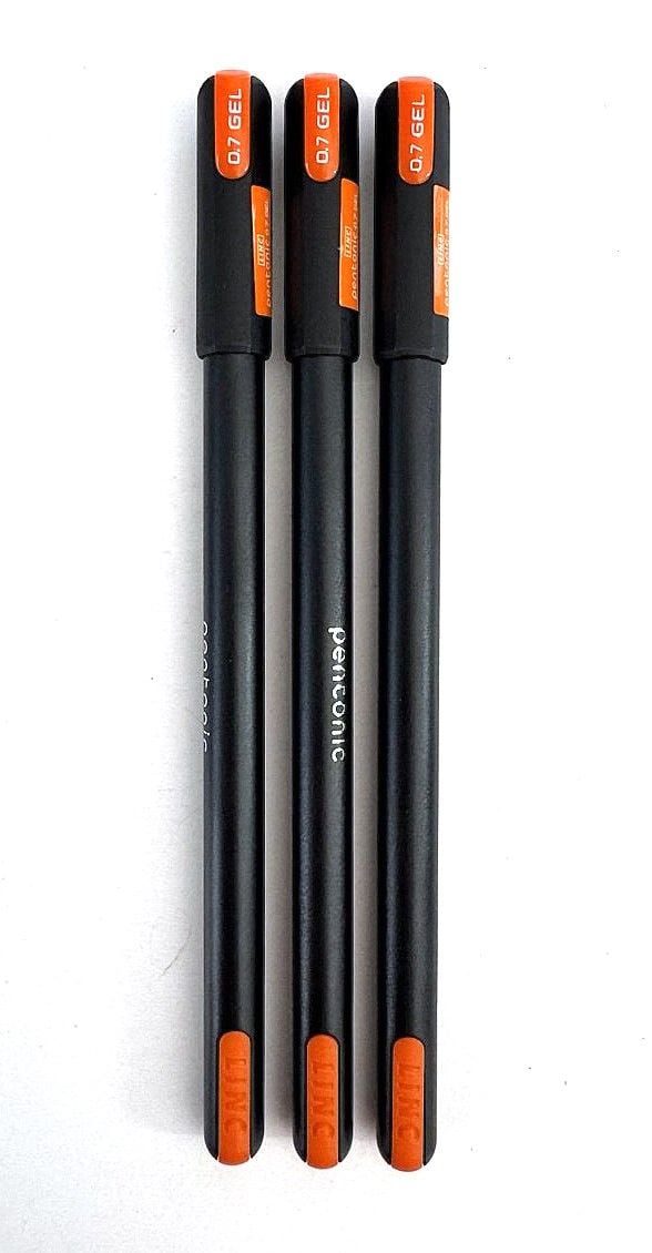 Ручка гелева 0,7 мм Pentonic помаранчева (12 шт/уп) 420420 LINC