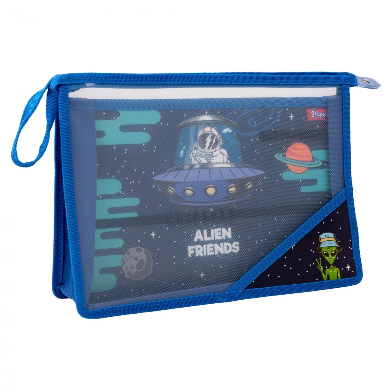 Папка для праці пластикова на блискавці  Space 492198 YES!