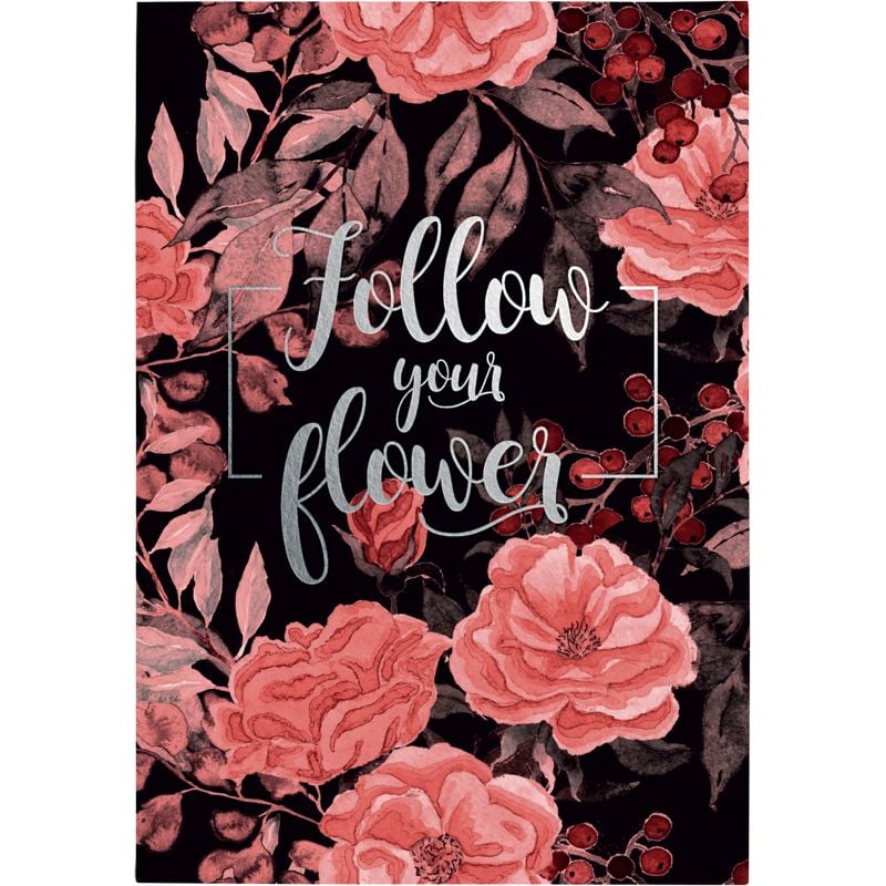 Блокнот А5 з чистими сторінками 50 арк Flowers 8440-09 Axent