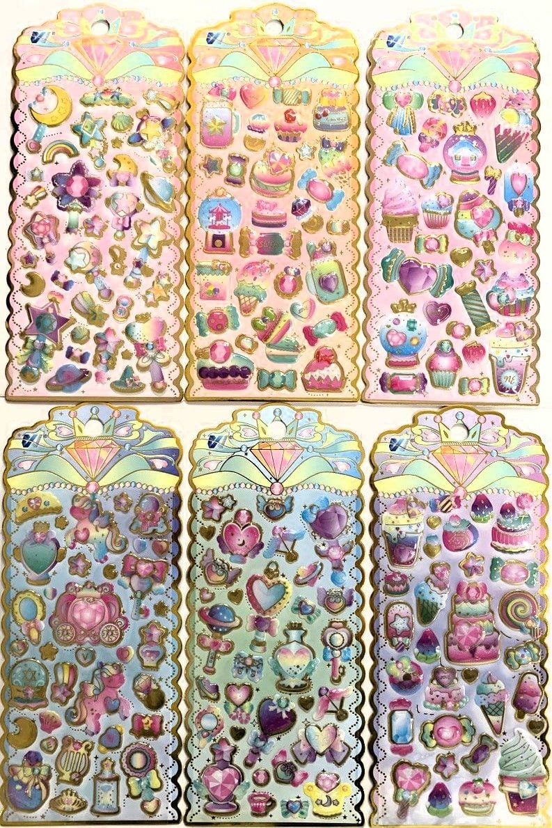 Наліпки на фігурному планшеті 22*10 см (12 шт/уп) WX-VF (SH-94-23)